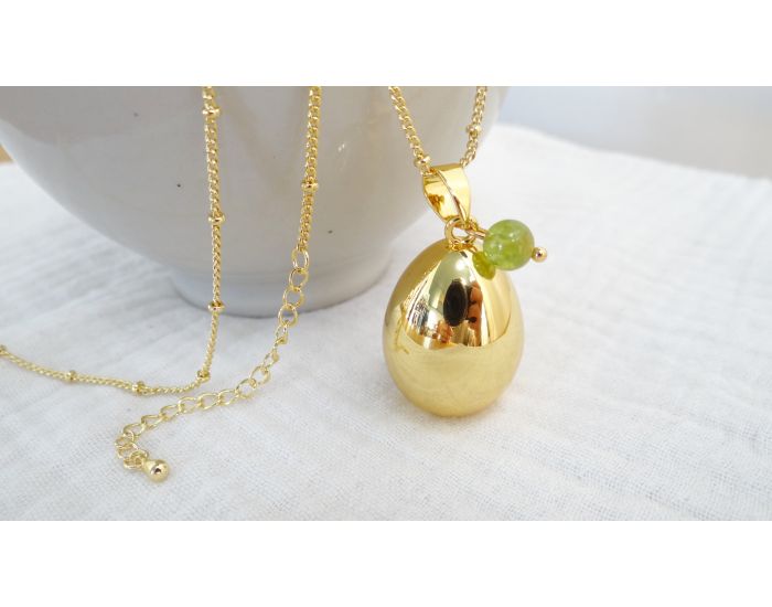 MADELEINE ET MAMAN Bola de Grossesse - Goutte Or Pierre (9)