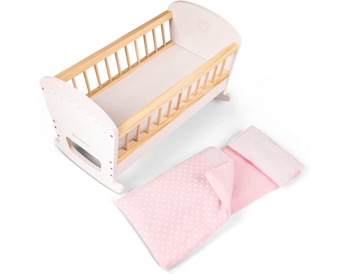 NEW CLASSIC TOYS Lit de Poup�e en Bois Blanc - D�s 3 ans (2)