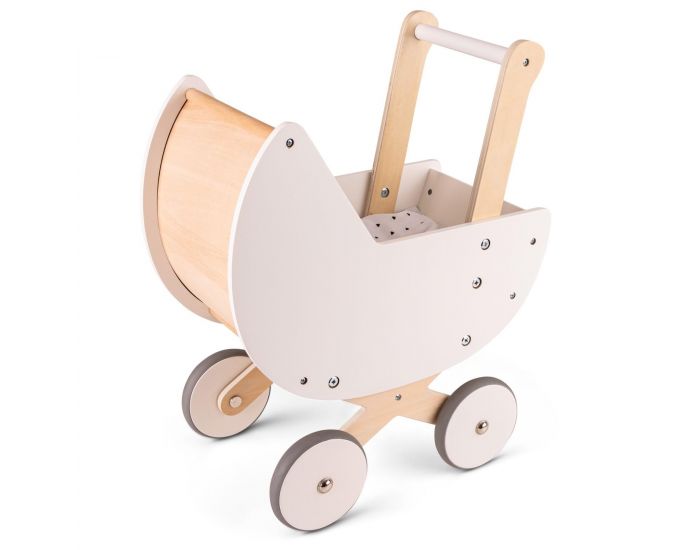NEW CLASSIC TOYS Landau de Poup�e en Bois Blanc - D�s 3 ans (1)