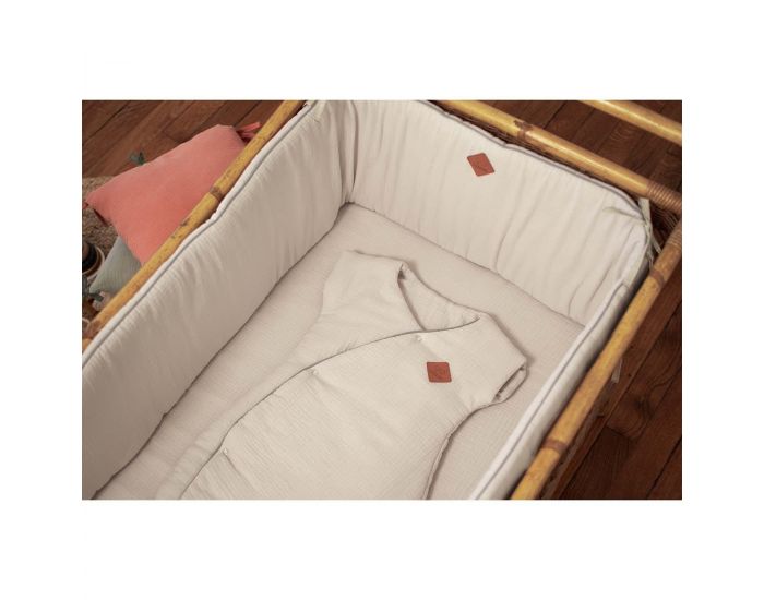 SEVIRA KIDS Gigoteuse Turbulette en Gaze de Coton - Jeanne Terracotta (2)