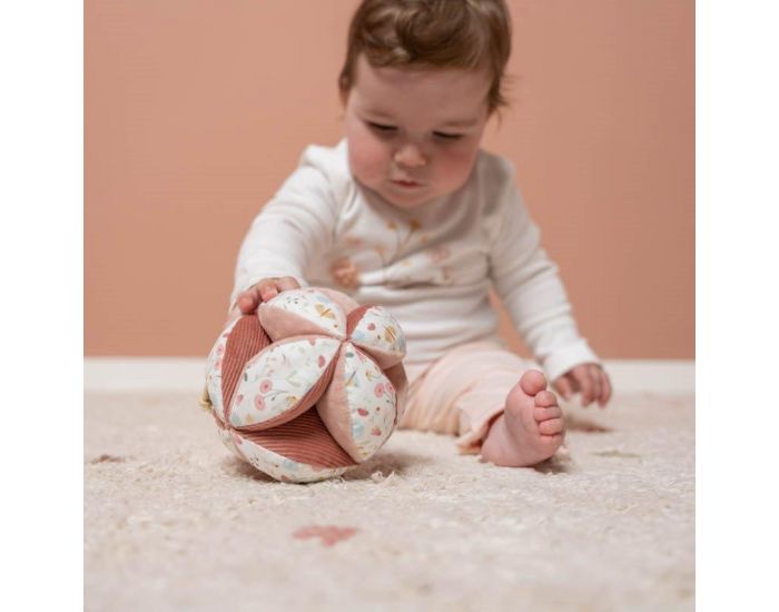 LITTLE DUTCH Balle de Pr�hension - Flowers Butterflies - D�s 12 mois (3)