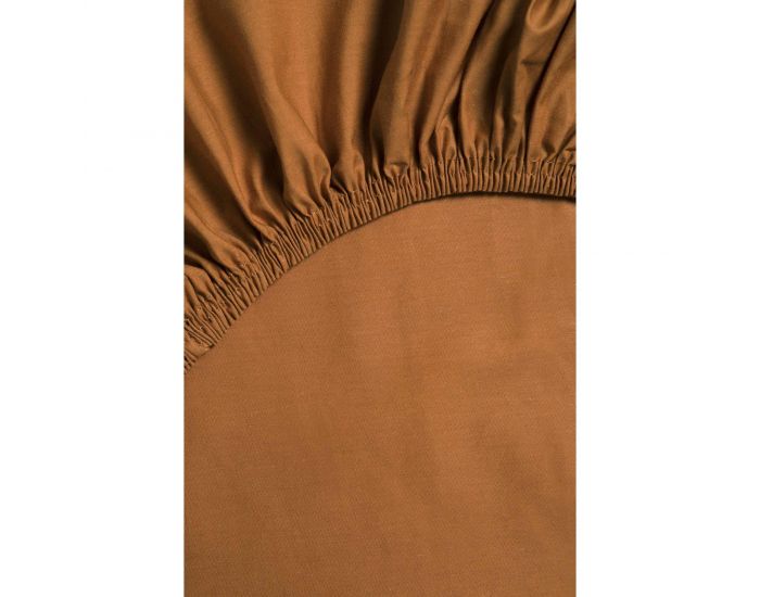 KADOLIS Drap Housse Coton Bio Enfant - Noisette (3)