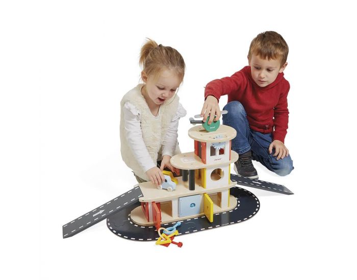 JANOD Garage en Bois pour voitures - Bolid - D�s 2 ans (1)