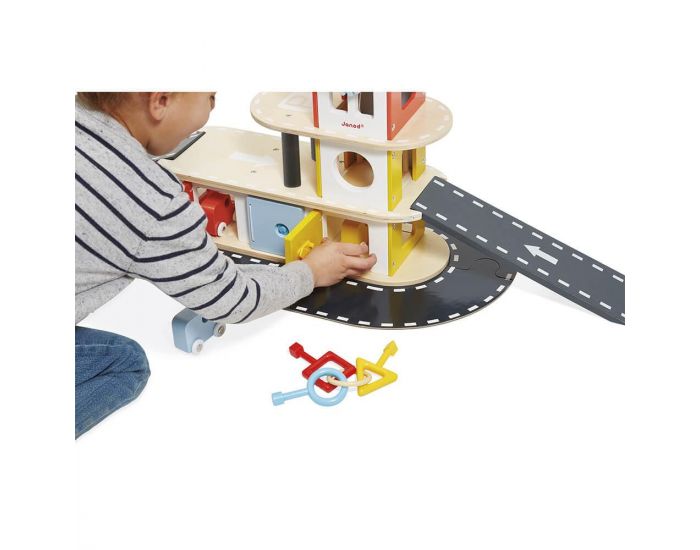 JANOD Garage en Bois pour voitures - Bolid - D�s 2 ans (2)