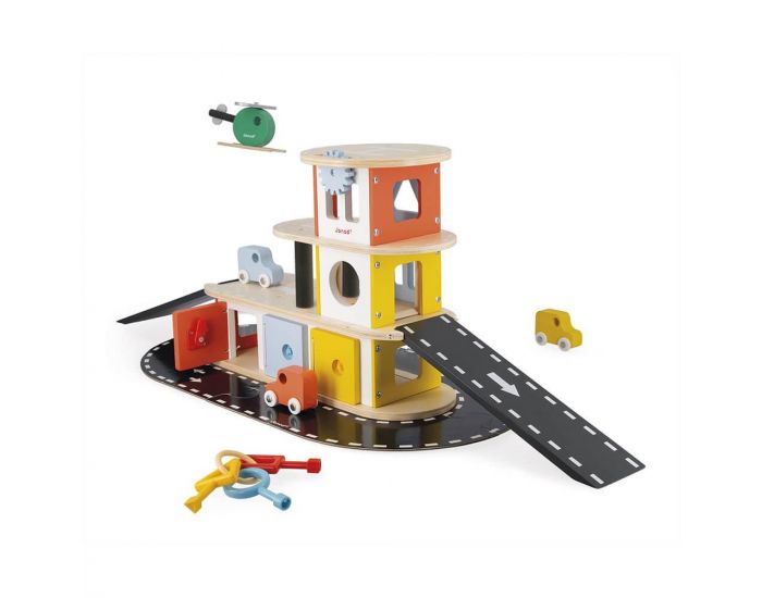 JANOD Garage en Bois pour voitures - Bolid - D�s 2 ans (3)