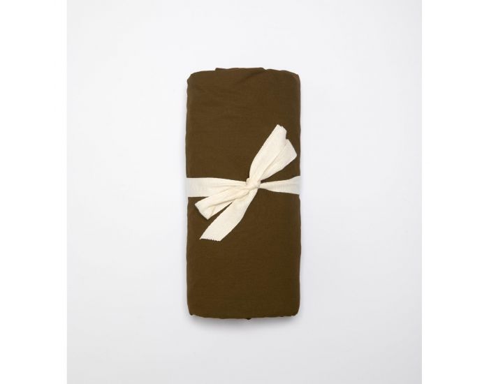 KADOLIS Drap Housse en Percale de Coton Bio Lav� Adulte - Toundra (10)