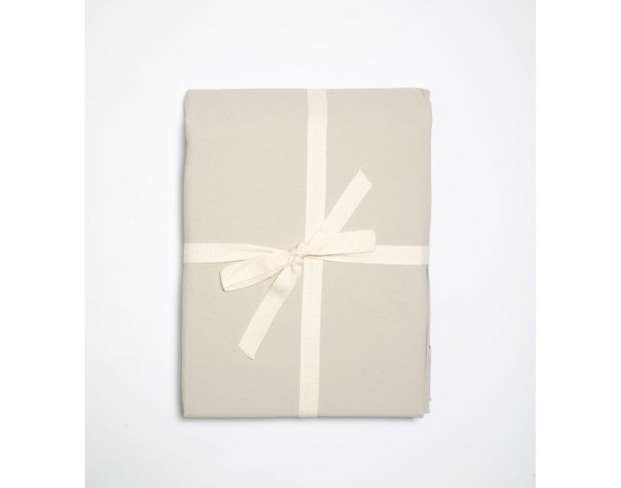 KADOLIS Housse de Couette en Percale de Coton Bio Lav� pour Lit 1 Personne - D�sert (11)