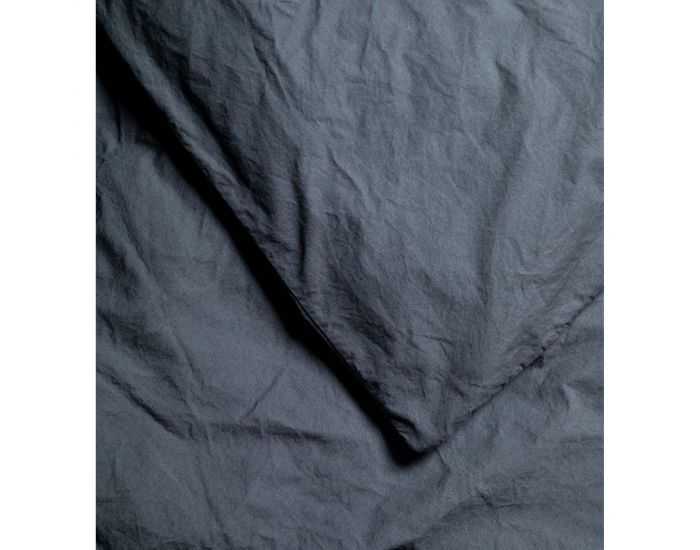 KADOLIS Housse de Couette en Percale de Coton Bio Lav pour Lit 1 Personne - Orage 140 x 150 cm (11)