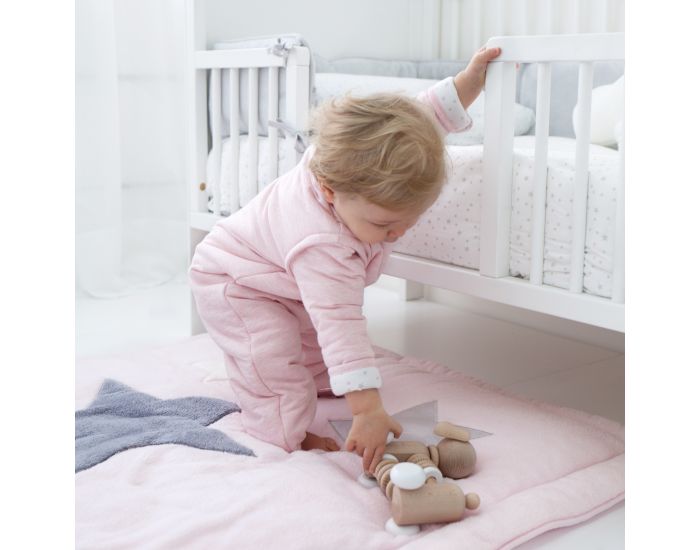 BEMINI Tapis de Parc 75x95cm Softy Grandes Etoiles (9)