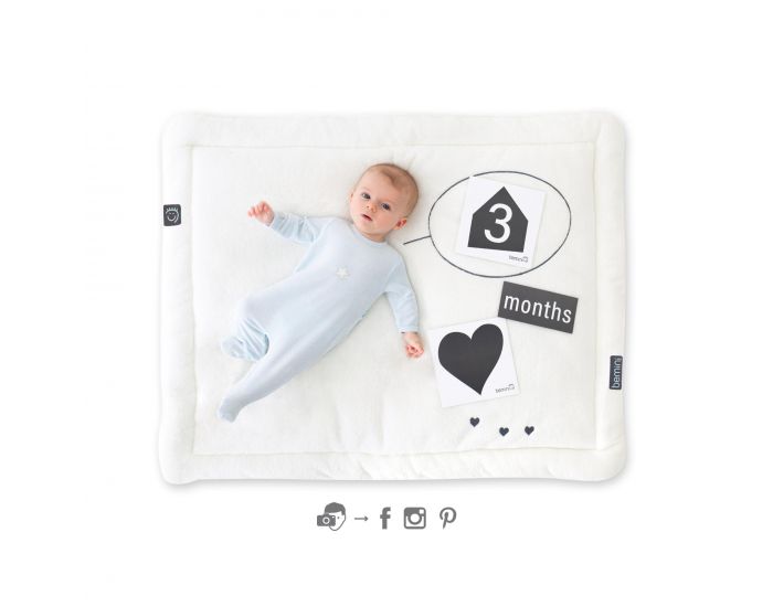 BEMINI Tapis de parc 75x95cm Softy Cartes Photo (4)