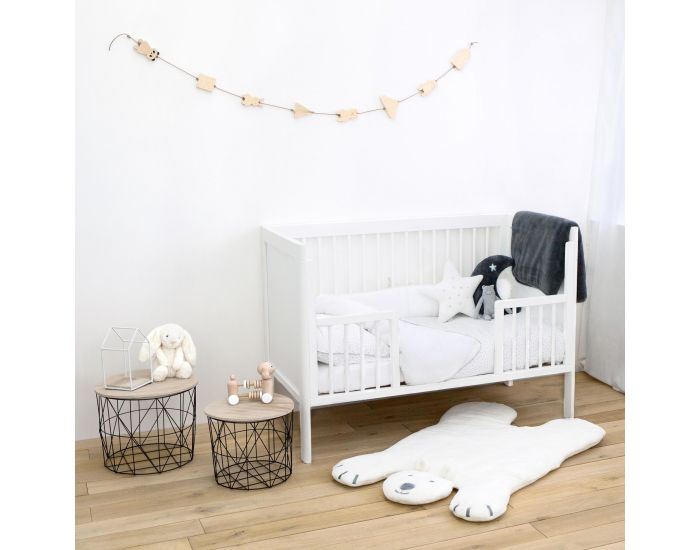 BEMINI Tapis de parc 75x110cm Softy Ours (1)