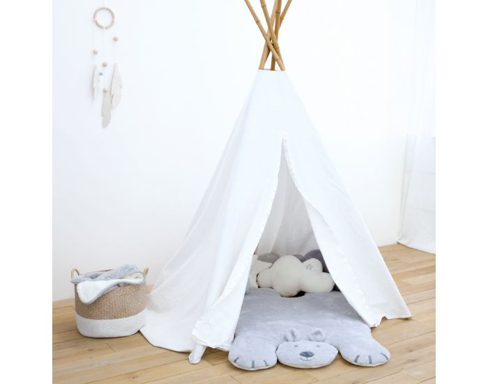 BEMINI Tapis de parc 75x110cm Softy Ours (13)