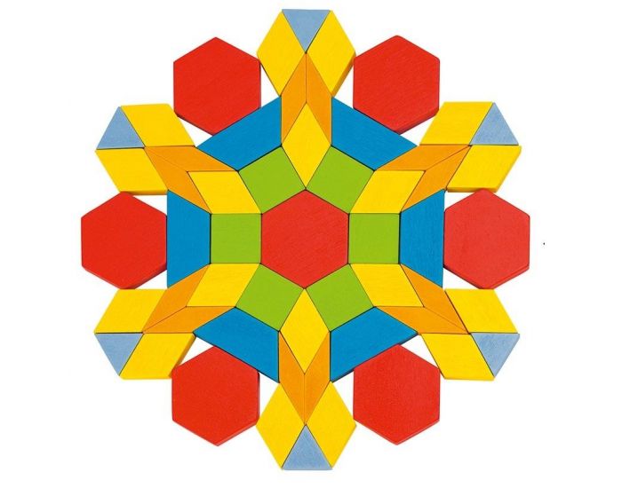 GOKI Mosa�que Formes G�om�triques 250 pcs - A partir de 3 ans (1)