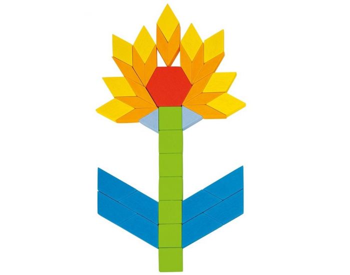 GOKI Mosa�que Formes G�om�triques 250 pcs - A partir de 3 ans (2)