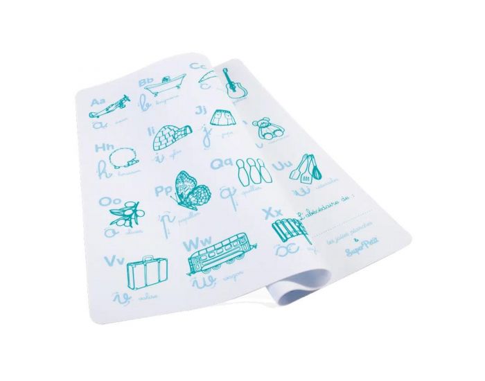 SUPER PETIT Set en Silicone � Colorier R�versible - Ab�c�daire - D�s 3 ans (1)