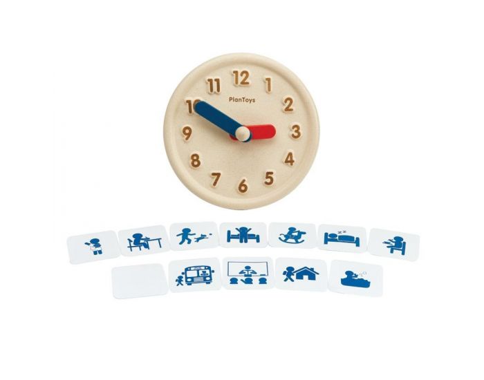 PLAN TOYS Ma premi�re horloge en Bois - D�s 4 ans (1)