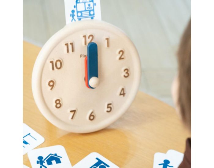 PLAN TOYS Ma premi�re horloge en Bois - D�s 4 ans (3)