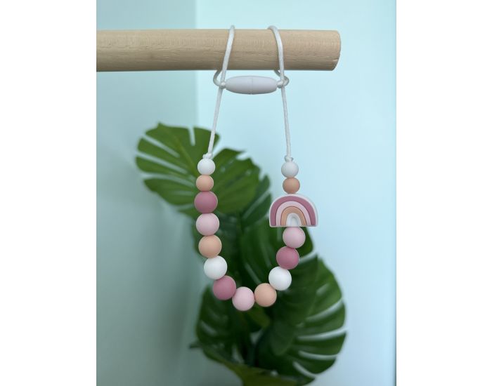 MAWEN MATERNE Collier Enfant - Arc-en-Ciel Rose Bonbon - Ds 36 mois (2)