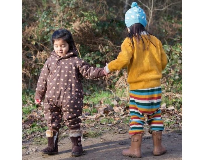 LITTLE GREEN RADICALS Combi-Pilote en Coton Bio - Oiseaux (2)