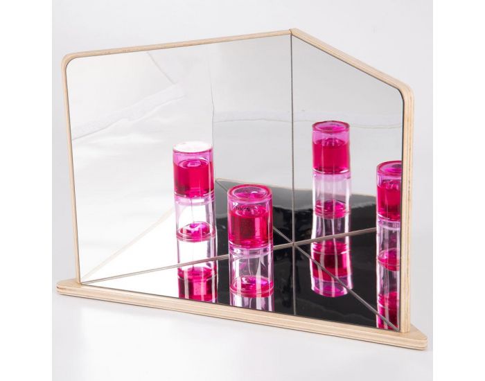 TICKIT Miroir en bois � 3 faces - TICKIT (1)