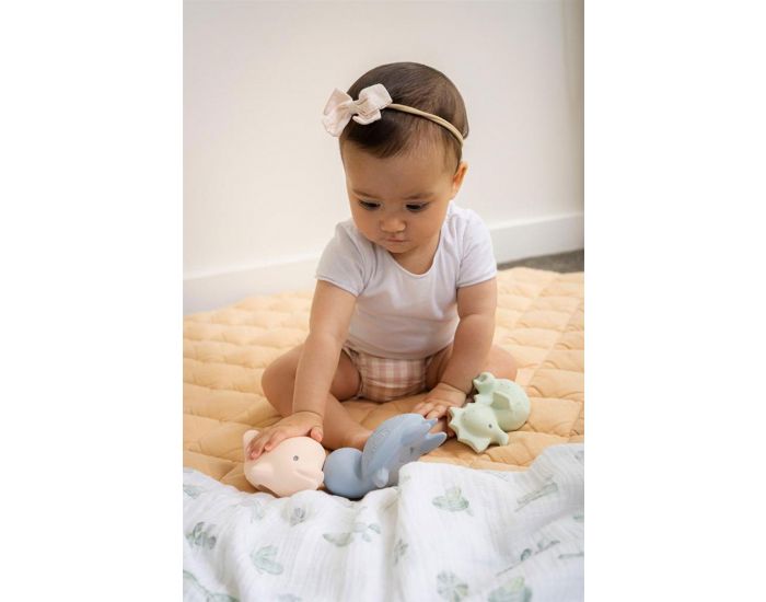 TIKIRI Set de 3 animaux en caoutchouc naturel Marshmallow - Oc�an - TIKIRI (2)
