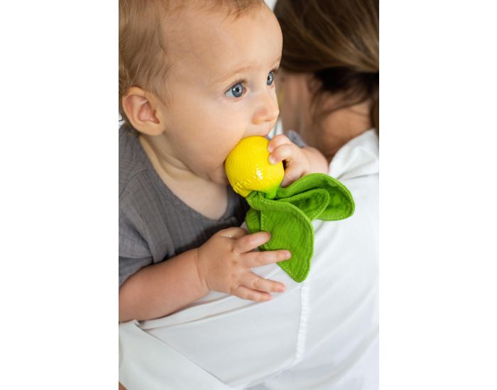 OLI ET CAROL Mini Doudou - John Lemon le Citron (1)