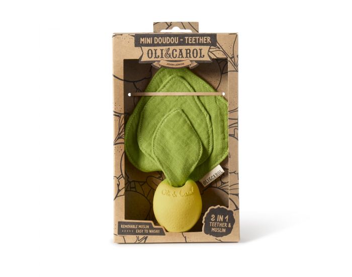 OLI ET CAROL Mini Doudou - John Lemon le Citron (8)