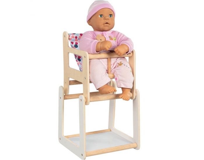 GOKI Chaise Haute Poup�e avec Table 2 en 1 - D�s 3 ans (2)