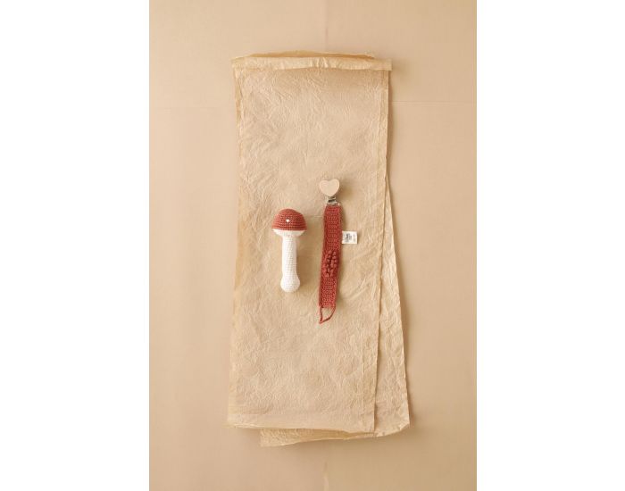 PATTI OSLO Hochet en Crochet Champignon - D�s la Naissance (2)