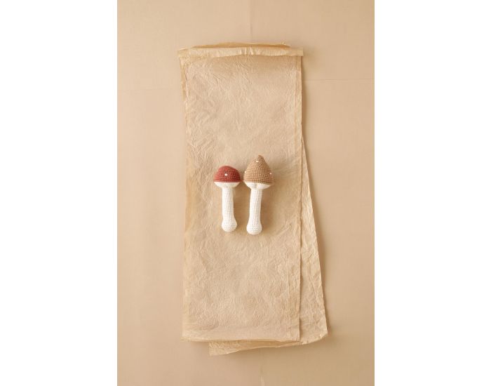 PATTI OSLO Hochet en Crochet Champignon - D�s la Naissance (3)
