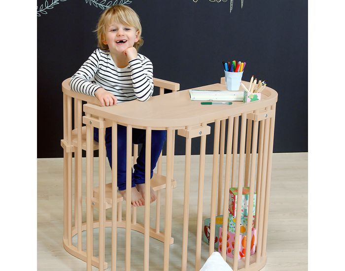 BABYBAY Lit berceau Cododo avec matelas BabyBay Original en Bois Naturel (6)