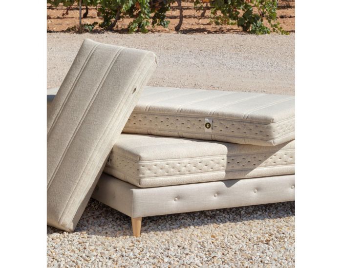 KADOLIS Matelas B�b� Chanvrenatura� - Epaisseur 12 cm (10)