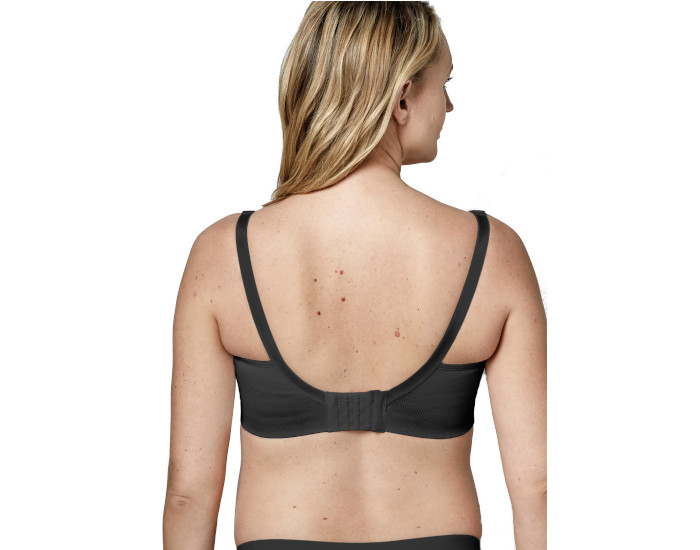 MEDELA Soutien-Gorge de Grossesse et d'Allaitement Respirant Keep Cool - Noir S (2)