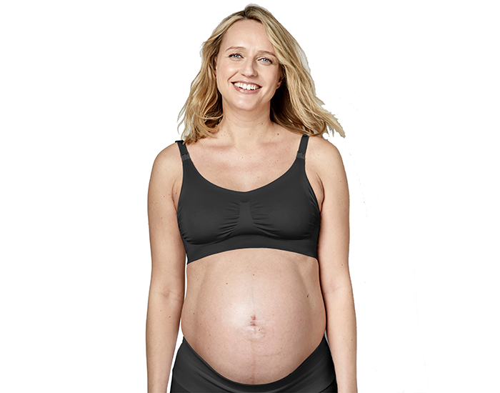 MEDELA Soutien-Gorge de Grossesse et d'Allaitement Respirant Keep Cool - Noir S (4)