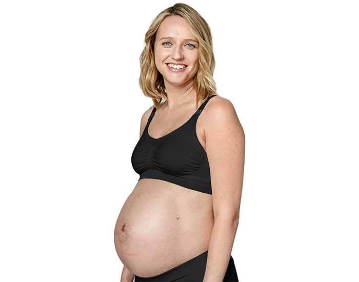 MEDELA Soutien-Gorge de Grossesse et d'Allaitement Respirant Keep Cool - Noir S (6)