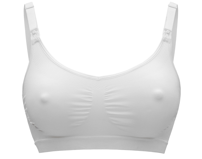 MEDELA Soutien-Gorge de Grossesse et d'Allaitement Respirant Keep Cool� - Blanc S (4)