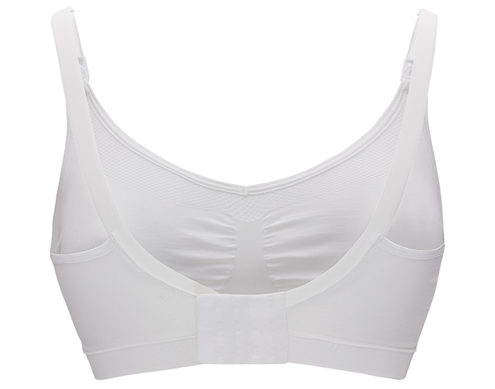 MEDELA Soutien-Gorge de Grossesse et d'Allaitement Respirant Keep Cool� - Blanc S (5)