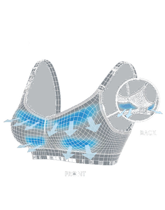 MEDELA Soutien-Gorge de Grossesse et d'Allaitement Ultra-Respirant Keep Cool� - Noir S (3)