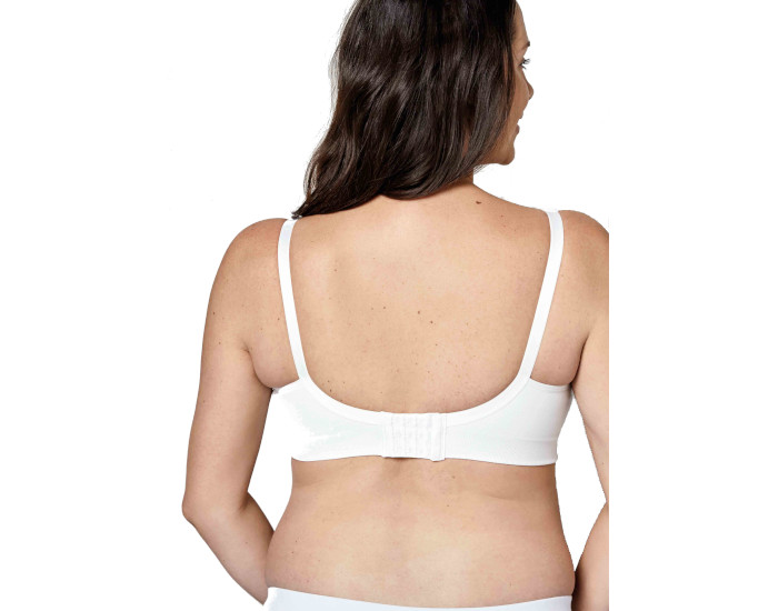 MEDELA Soutien-Gorge de Grossesse et d'Allaitement Ultra-Respirant Keep Cool - Blanc S (1)