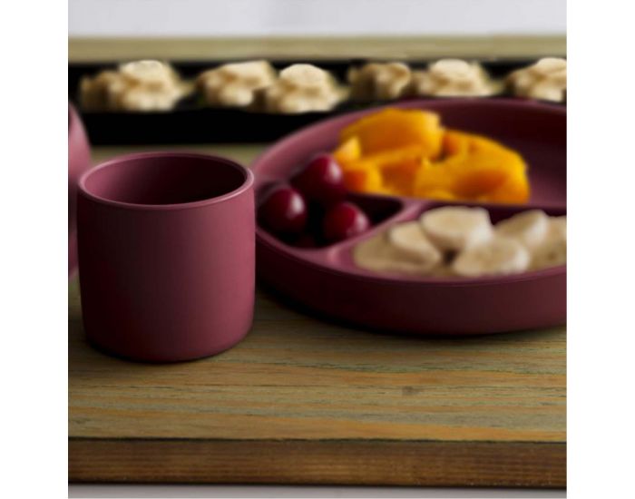 MINIKOIOI Coffret Mes Premiers Repas Bol Cuill�re Gobelet - Amande (7)