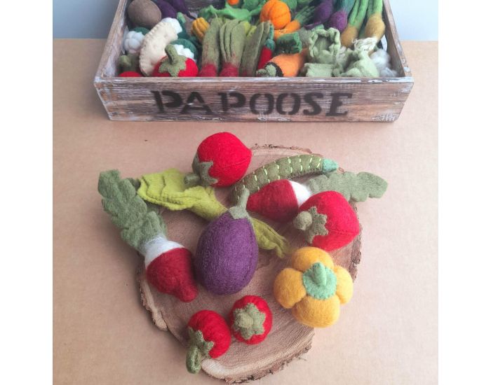 PAPOOSE TOYS L�gumes de Saison en Laine Feutr�e - D�s 3 ans (4)