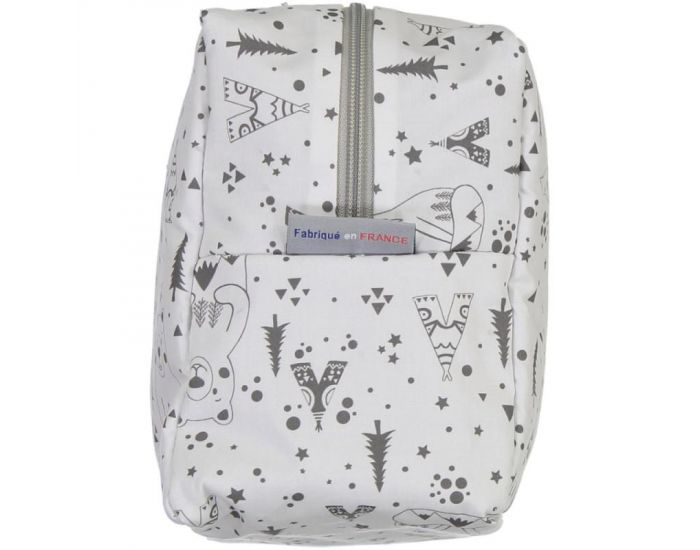 CHOUCHOUETTE Valisette de toilette Fox and bear noir et blanc (3)