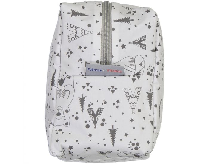 CHOUCHOUETTE Valisette de toilette Fox and bear noir et blanc (5)