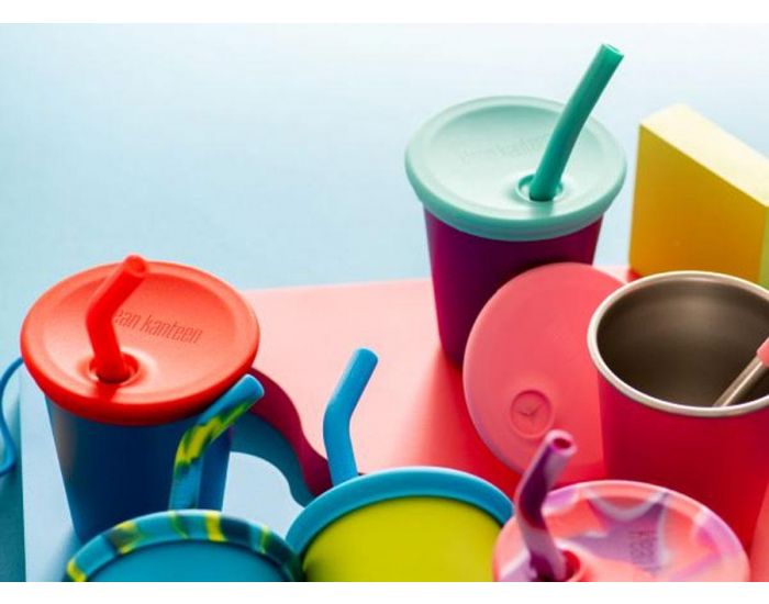 KLEAN KANTEEN Gobelet en Inox avec Couvercle � Paille - 296 ml (4)