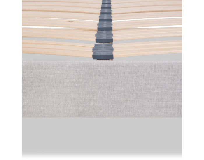 BELLECOUR LITERIE Sommier � Lattes en Bois - Capitole - Livr� en Kit - Gris clair (3)