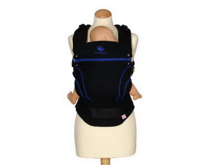 MANDUCA Porte Bebe BlackLine Bleu 2018 (3)