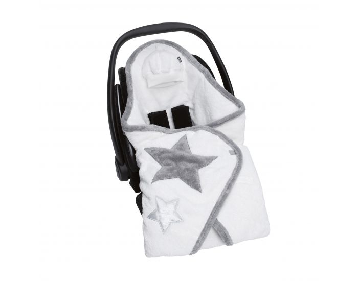 BEMINI Couverture Nomade BISIDE 90x90cm Softy Etoiles (12)