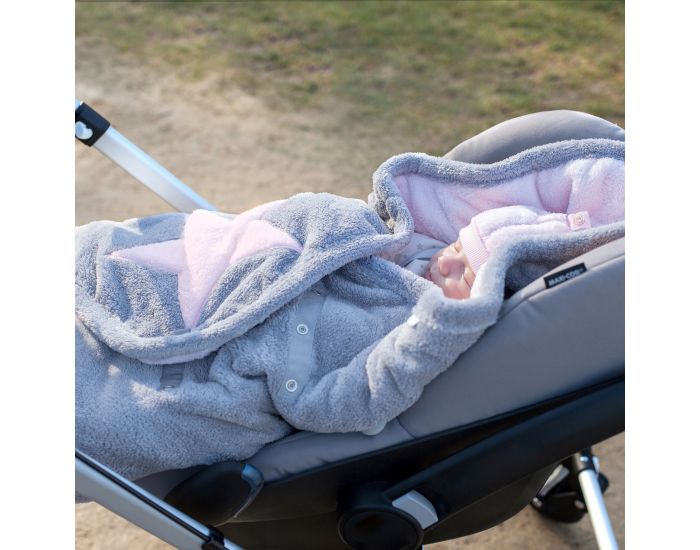 BEMINI Couverture Nomade BISIDE 90x90cm Softy Etoiles (20)