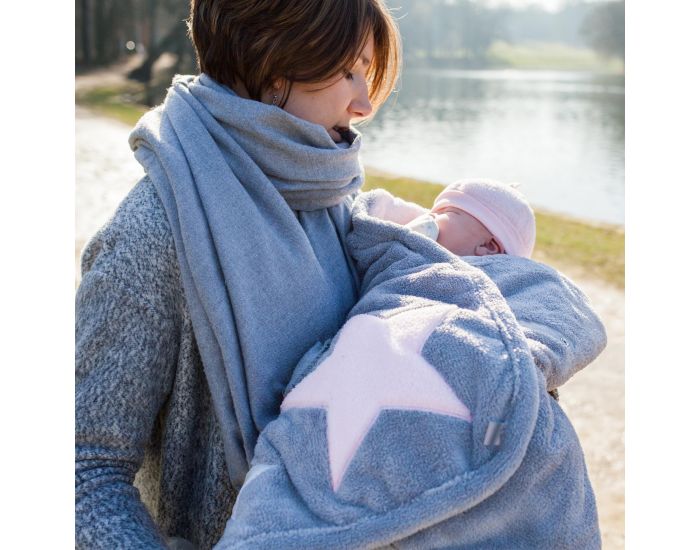 BEMINI Couverture Nomade BISIDE 90x90cm Softy Etoiles (4)