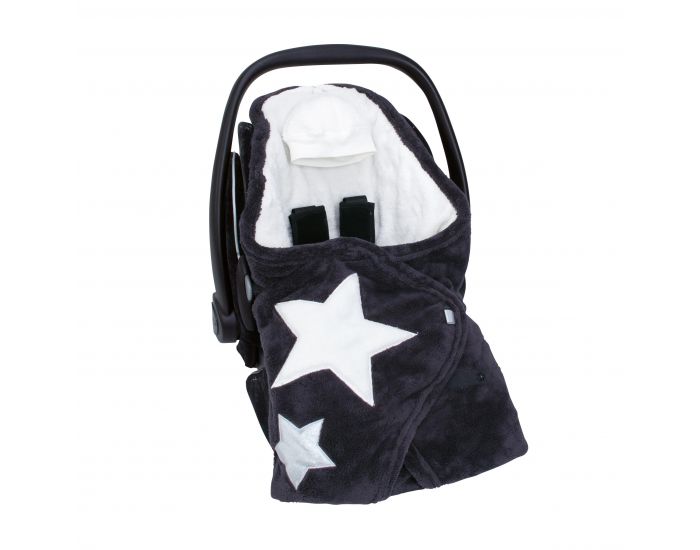 BEMINI Couverture Nomade BISIDE 90x90cm Softy Etoiles (7)